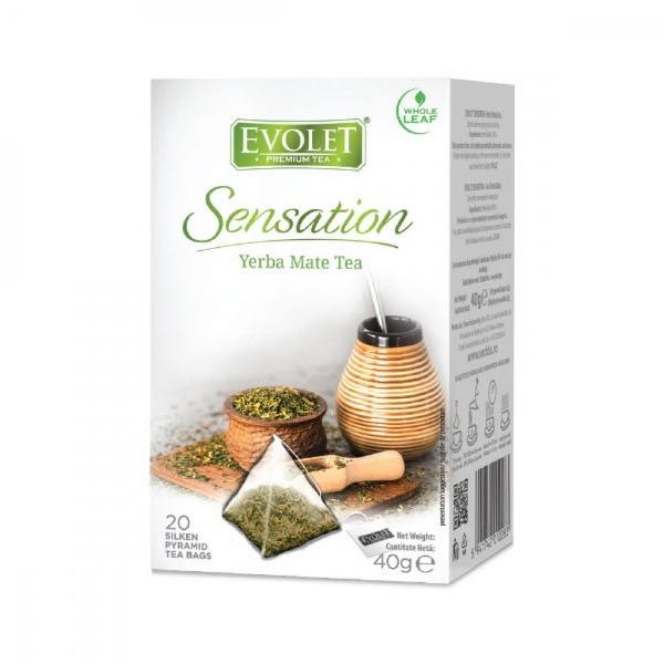 Poza cu Ceai Zerba Mate, Evolet, 20 plicuri, 40 g