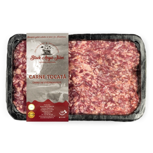 Poza cu Carne tocată de vită Black Angus, Black Angus Farm