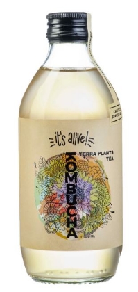 Poza cu Kombucha Terra Plants Tea, It's Alive, 500ml