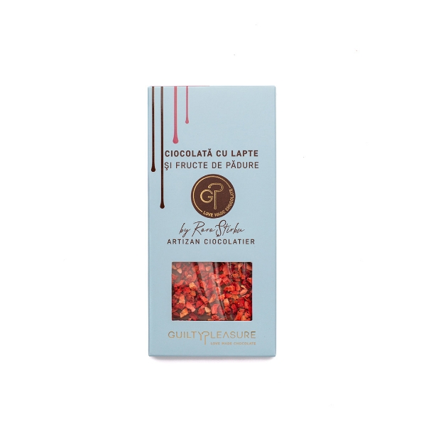 Poza cu Ciocolată cu lapte şi fructe de pădure, Guilty Pleasure, 100g