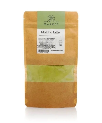 Poza cu Matcha Latte fără zahăr, Bio Market, 150g