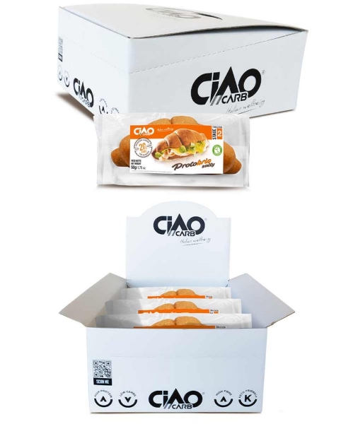 Poza cu Croissant proteic sărat Protobrio Stage 2, Ciao Carb, 50g