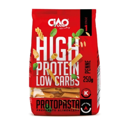 Poza cu Paste proteice Protopasta Penne Stage 1, Ciao Carb, 250g