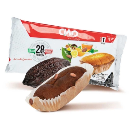 Poza cu Chec proteic cu cacao Protocake, Ciao Carb, 180g