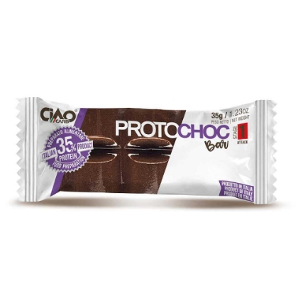 Poza cu Baton proteic de ciocolată Protochoc, Ciao Carb, 35g 
