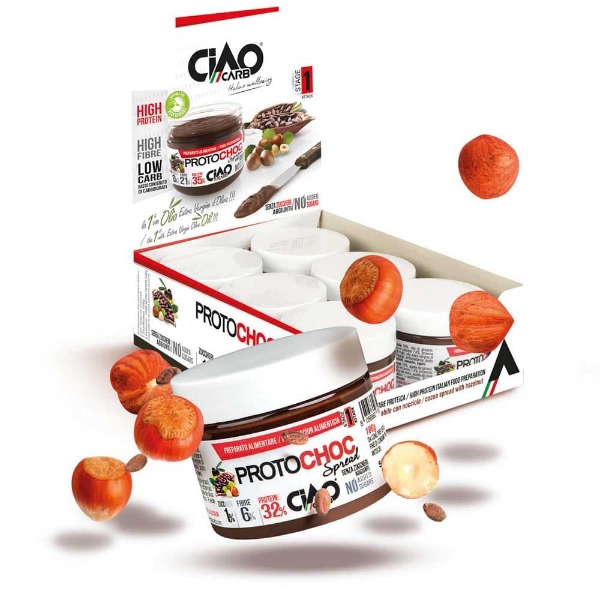 Poza cu Cremă proteică Protochoc, Ciao Carb, 100g 