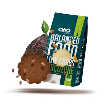Poza cu Biscuiţi proteici cu cacao, Ciao Carb, 100g