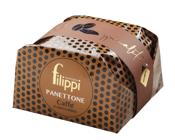 Poza cu Panettone cu cafea şi ciocolată, Pasticceria Filippi, 500g