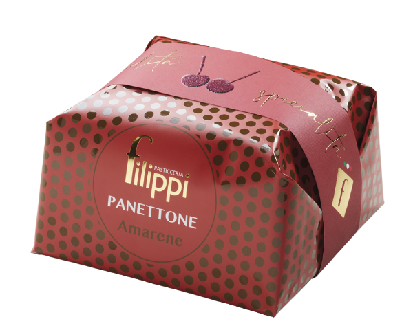 Poza cu Panettone special cu cireşe negre, Pasticceria Filippi, 500g