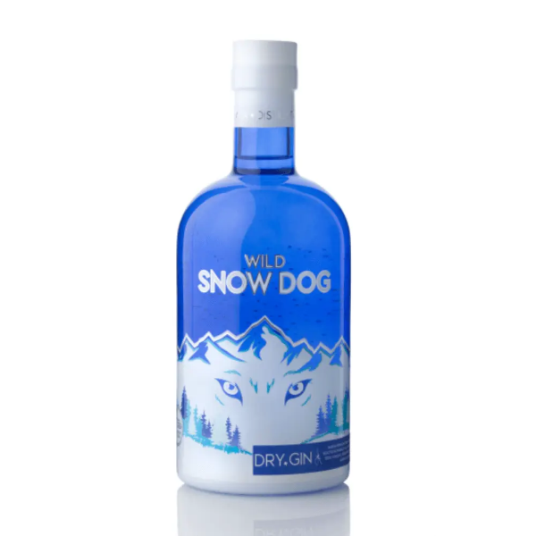 Poza cu Gin Wild Snow Dog Dry, Zimbro 700 ml