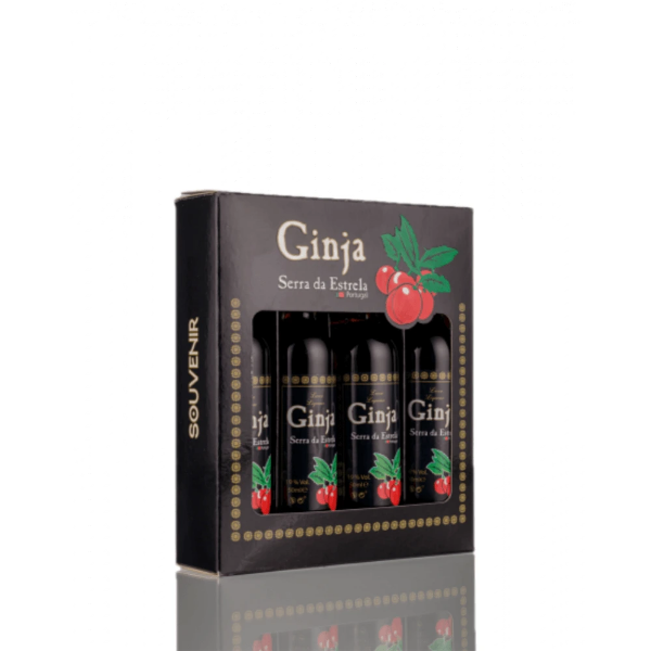 Poza cu Set 4 mini lichior de cireşe Ginja Serra Estrela 4x50 ml