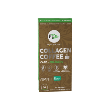 Poza cu Capsule cafea cu colagen, Protella, 10x40g