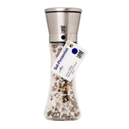 Poza cu Râşniţă sare de mare cu mix de piper, Laybe, 160g