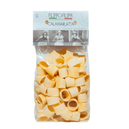 Poza cu Paste Calamarata din griş de grâu dur, Fippo Filippi, 500g